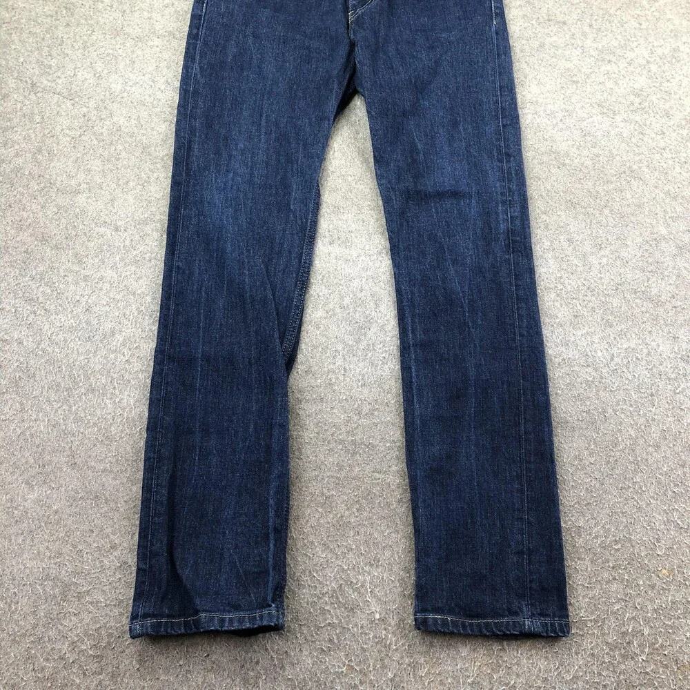 Levis 510 Jeans Mens 34x32 Blue Medium Wash Slim Skinny Denim Pants Casual